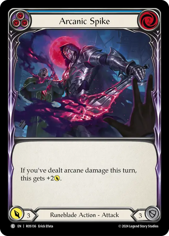 Arcanic Spike — Rainbow Foil