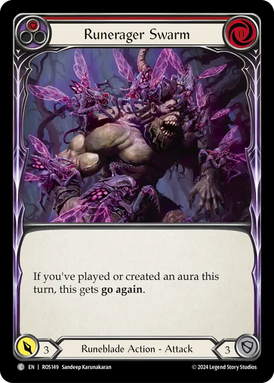 Runerager Swarm — Rainbow Foil