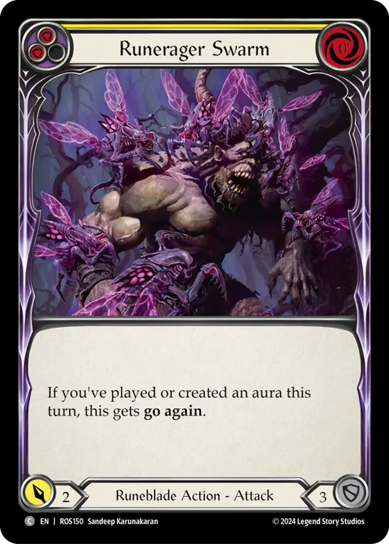 Runerager Swarm — Rainbow Foil