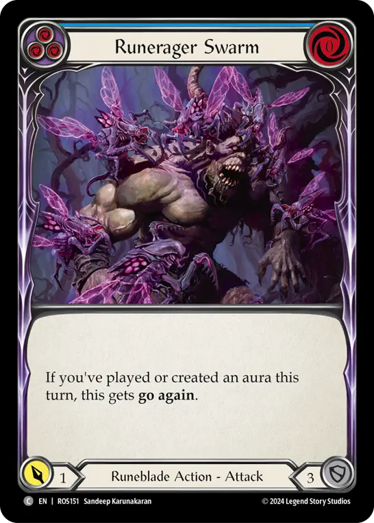 Runerager Swarm — Rainbow Foil