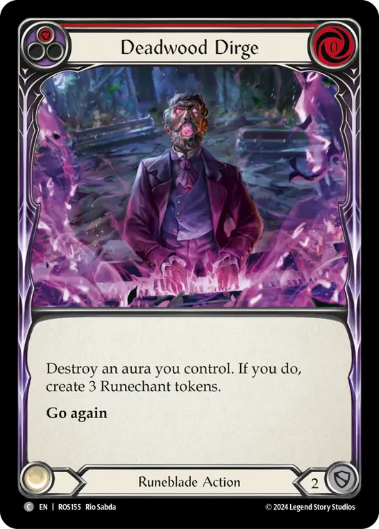 Deadwood Dirge — Rainbow Foil