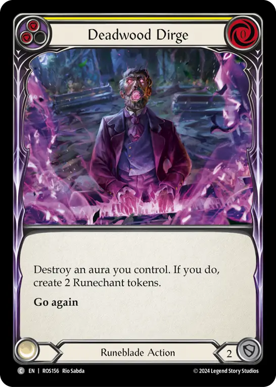 Deadwood Dirge — Rainbow Foil