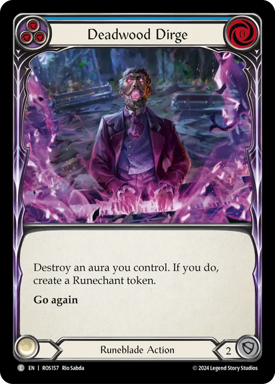 Deadwood Dirge — Rainbow Foil