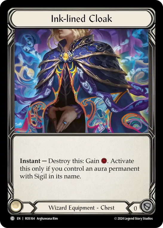 Ink-lined Cloak — Cold Foil