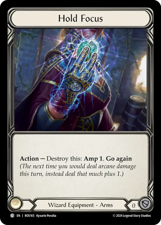 Hold Focus — Cold Foil