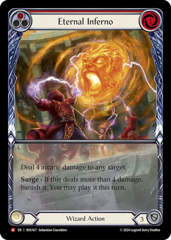 Eternal Inferno — Extended Art — Rainbow Foil