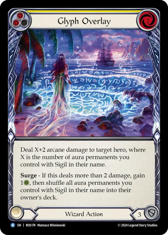 Glyph Overlay — Rainbow Foil