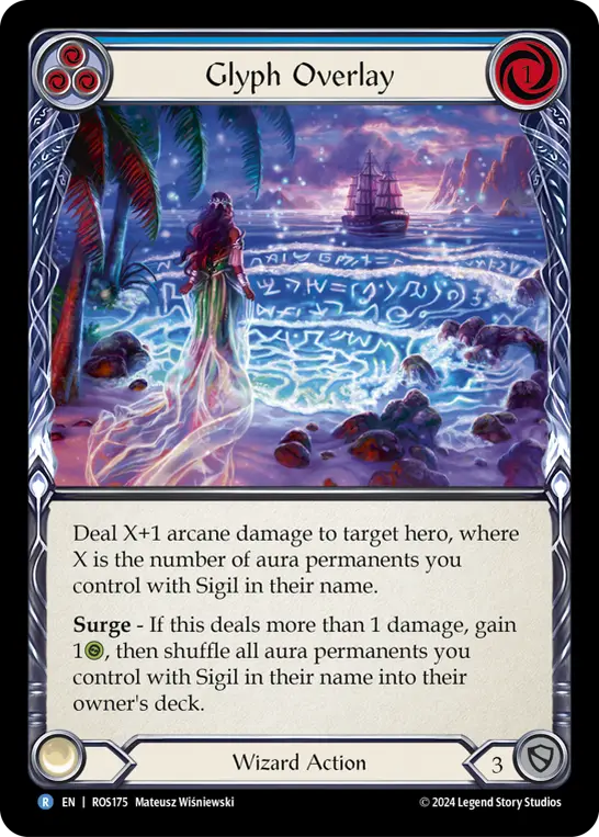 Glyph Overlay — Rainbow Foil