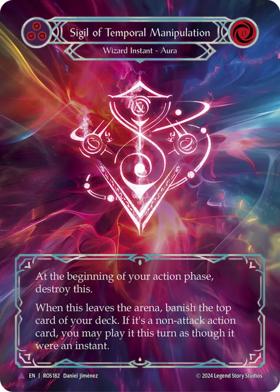 Sigil of Temporal Manipulation — Extended Art — Cold Foil