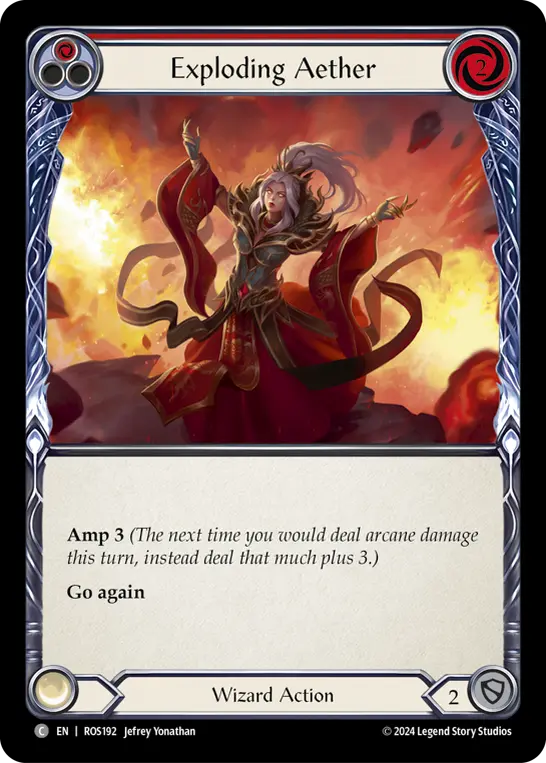 Exploding Aether — Rainbow Foil