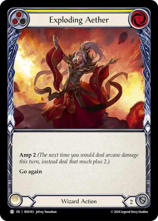 Exploding Aether — Rainbow Foil