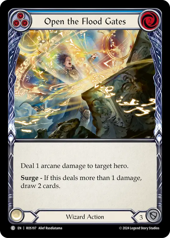 Open the Flood Gates — Rainbow Foil