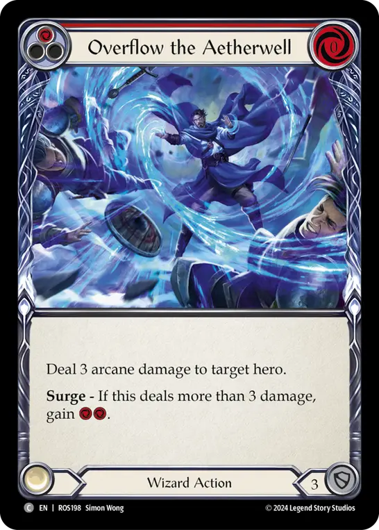 Overflow the Aetherwell — Rainbow Foil