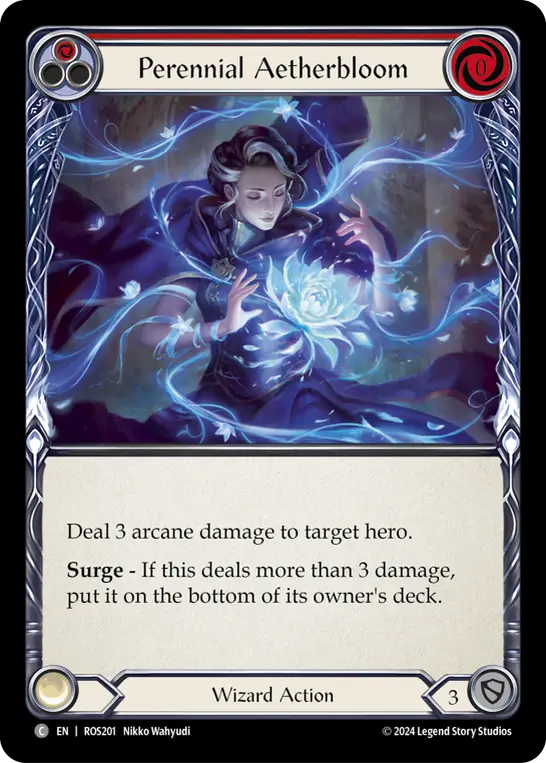 Perennial Aetherbloom — Rainbow Foil