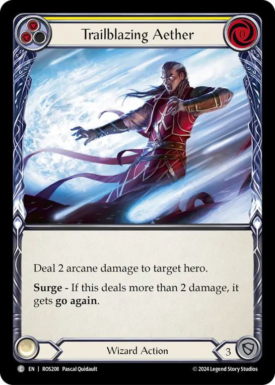 Trailblazing Aether — Rainbow Foil