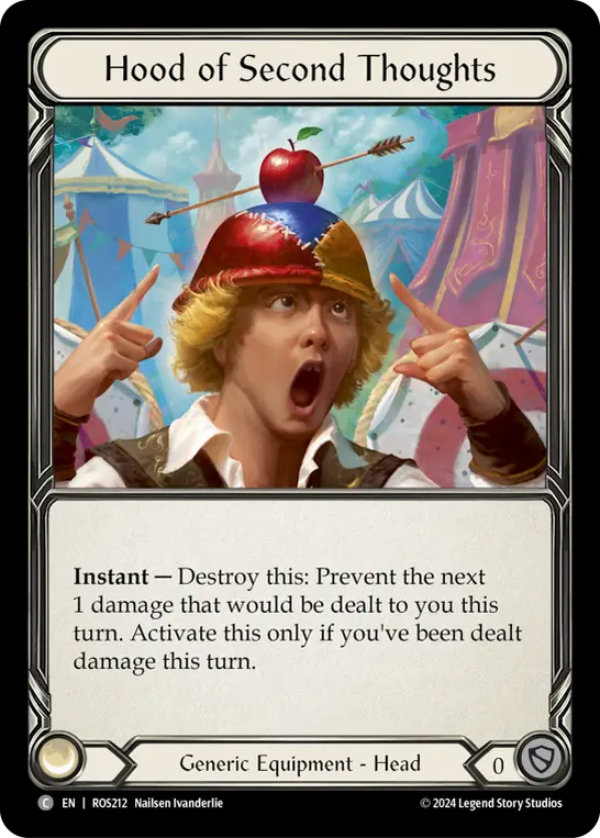 Hood of Second Thoughts — Cold Foil
