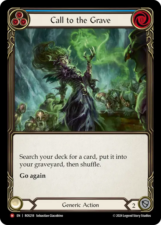 Call to the Grave — Rainbow Foil