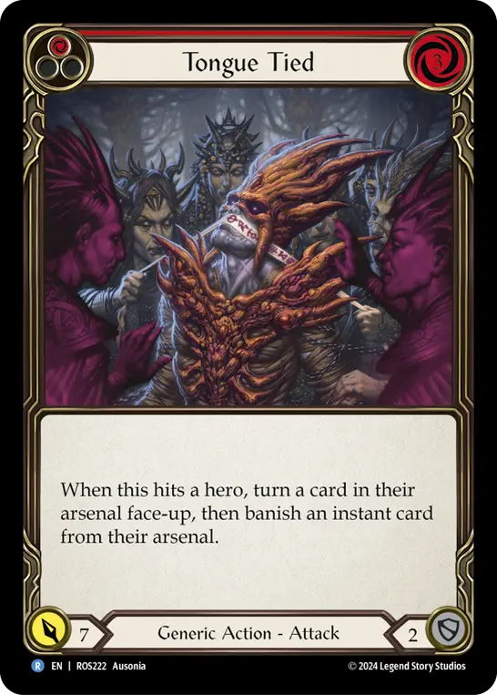 Tongue Tied — Rainbow Foil