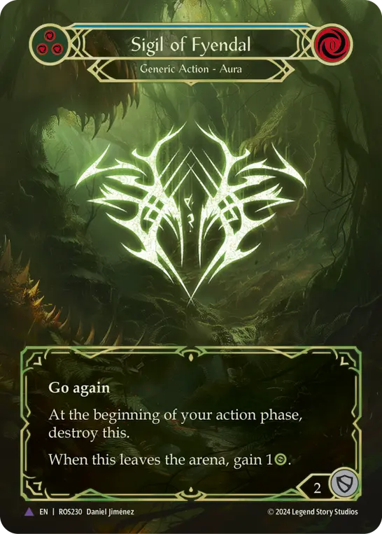 Sigil of Fyendal — Extended Art — Cold Foil
