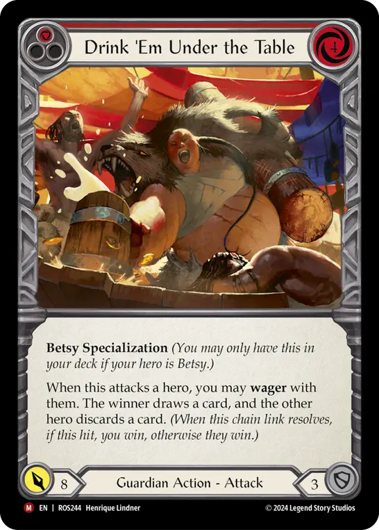Drink 'Em Under the Table — Rainbow Foil