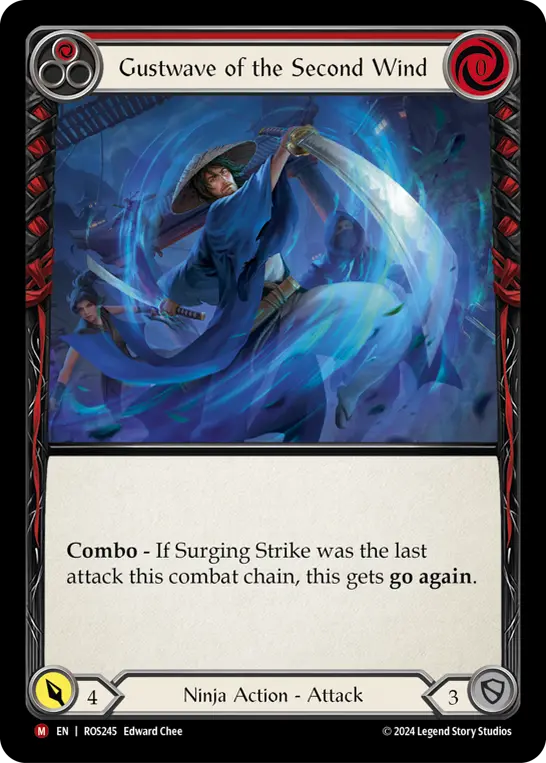 Gustwave of the Second Wind — Rainbow Foil