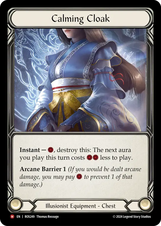 Calming Cloak — Cold Foil