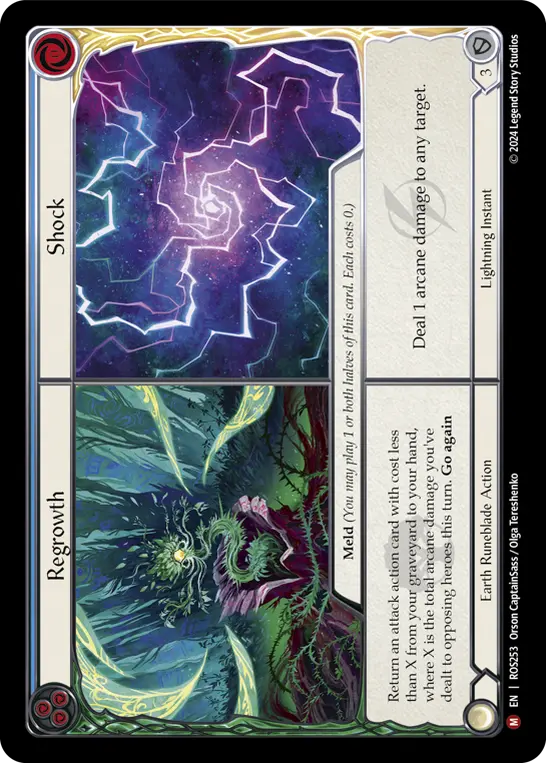 Regrowth||Shock — Rainbow Foil