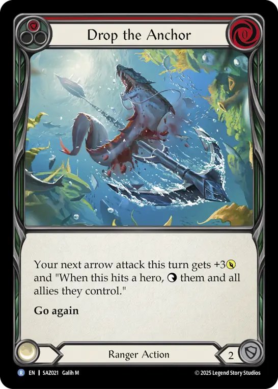 Card image of Drop the Anchor (Red)
