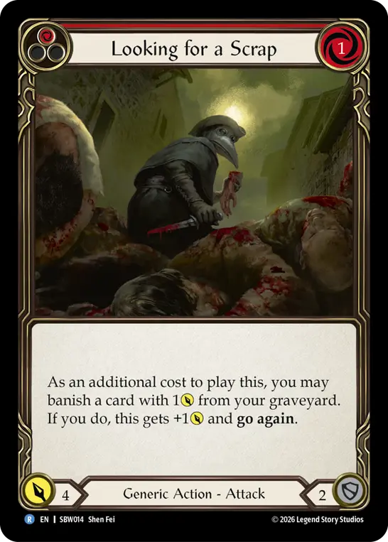 Looking for a Scrap (Red) [Regular]