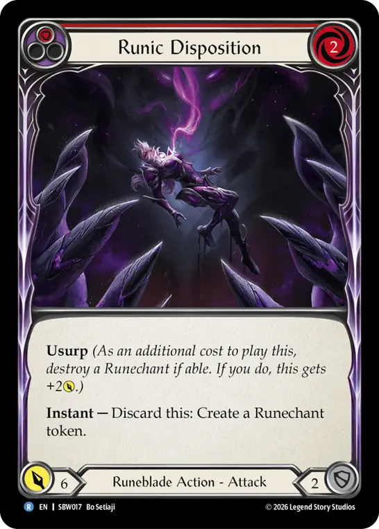 Runic Disposition (Red) [Regular]