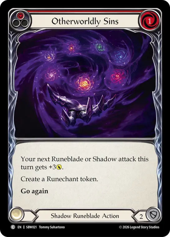 Otherworldly Sins (Red) [Regular]