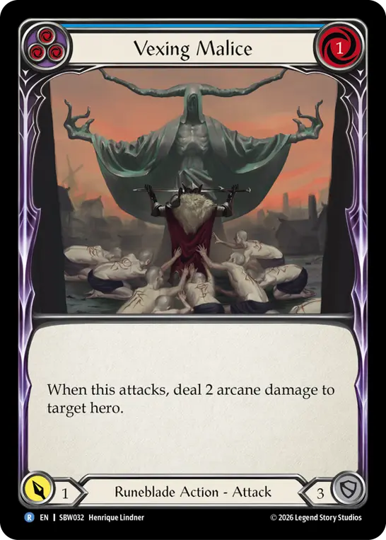 Vexing Malice (Blue) [Regular]