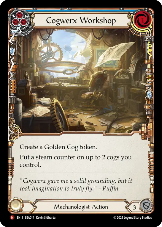 Cogwerx Workshop — Rainbow Foil