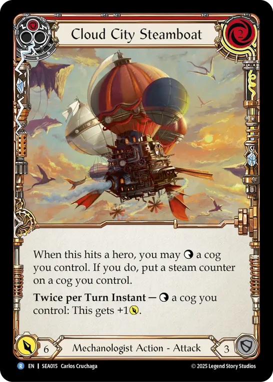 Cloud City Steamboat — Rainbow Foil