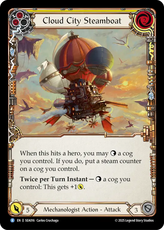 Cloud City Steamboat — Rainbow Foil