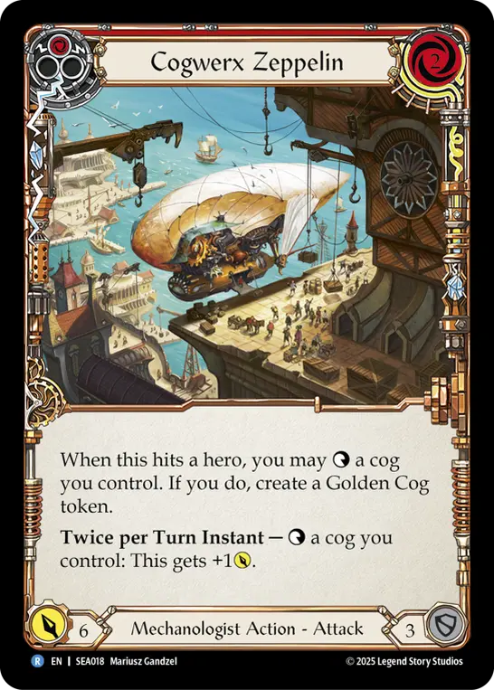 Cogwerx Zeppelin — Rainbow Foil