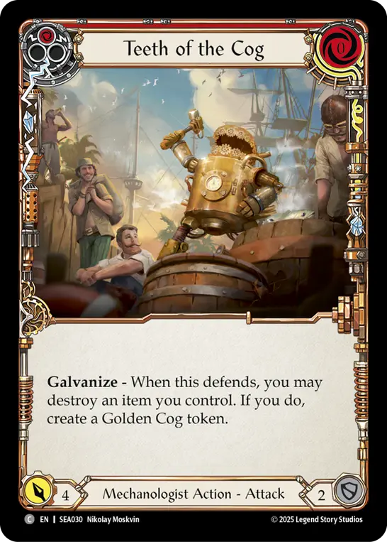 Teeth of the Cog — Rainbow Foil