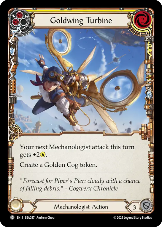 Goldwing Turbine — Rainbow Foil