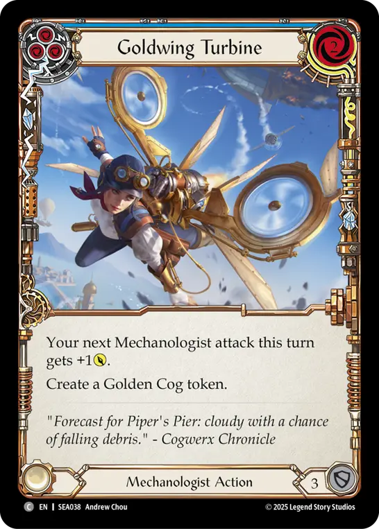Goldwing Turbine — Rainbow Foil