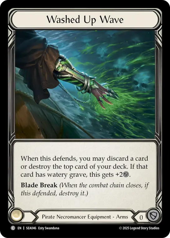 Washed Up Wave — High Seas - Treasure Pack — Cold Foil
