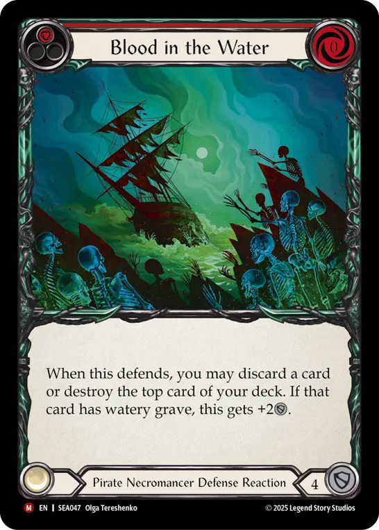 Blood in the Water — Rainbow Foil