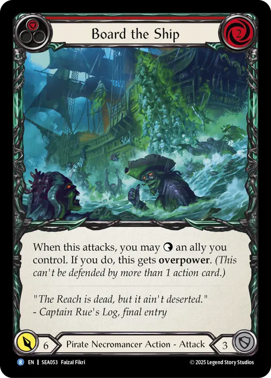 Board the Ship — Rainbow Foil