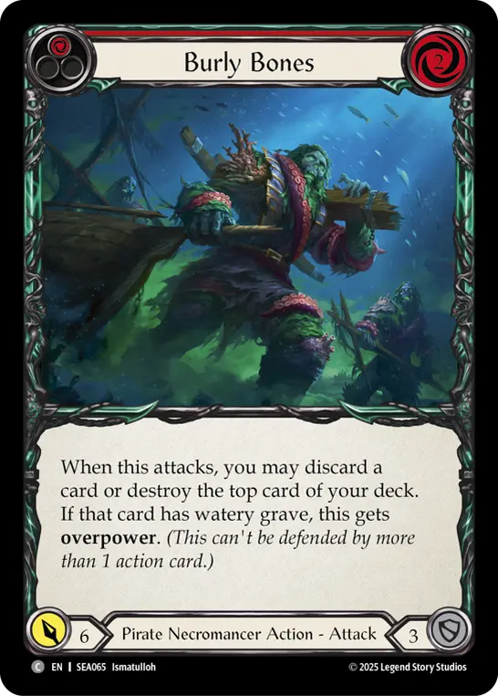 Burly Bones — Rainbow Foil