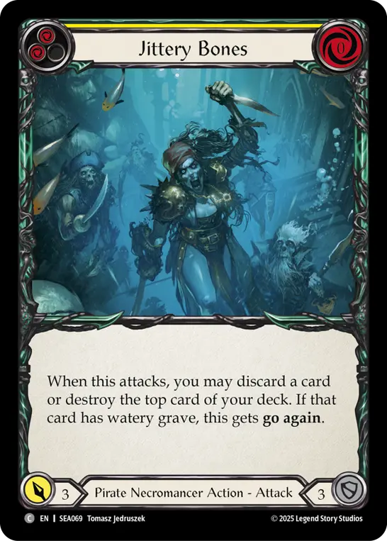 Jittery Bones — Rainbow Foil