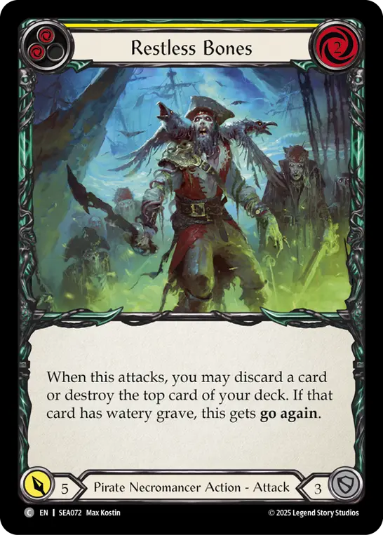Restless Bones — Rainbow Foil