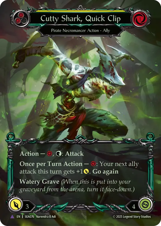 Cutty Shark, Quick Clip — Extended Art — Cold Foil