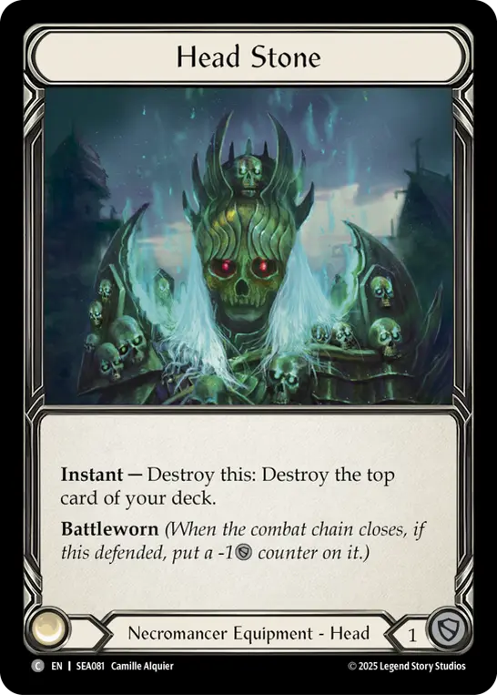 Head Stone — High Seas - Treasure Pack — Cold Foil