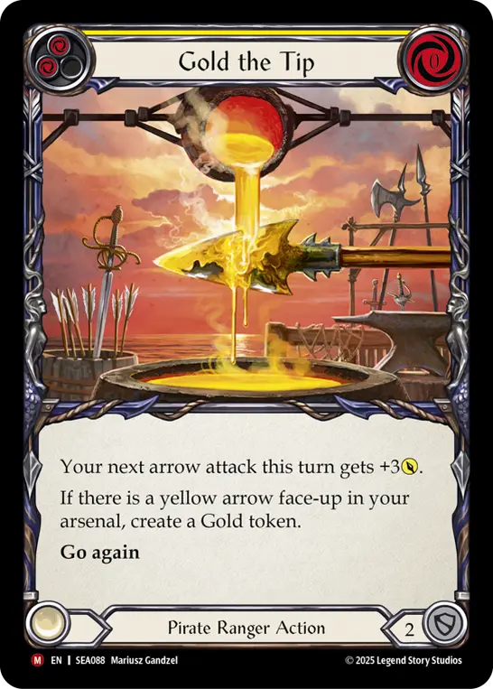 Gold the Tip — Rainbow Foil