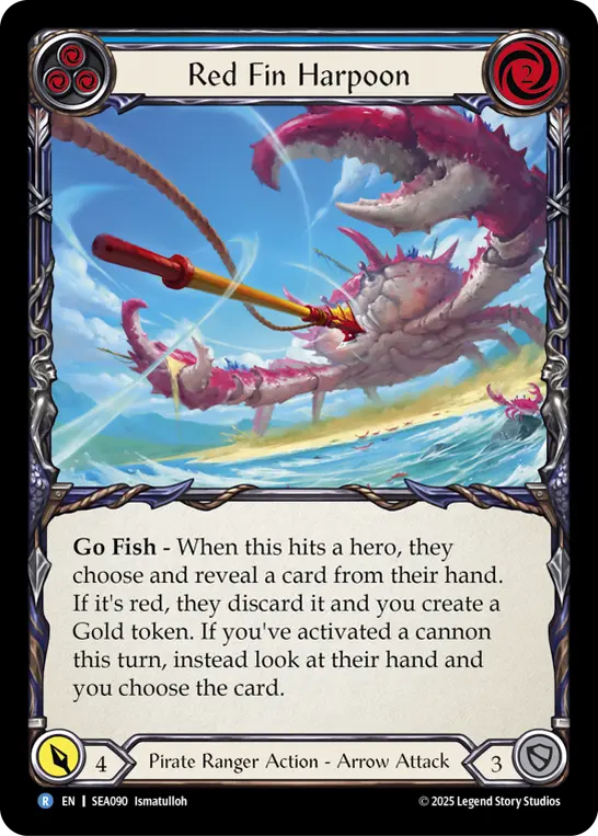 Red Fin Harpoon — Rainbow Foil