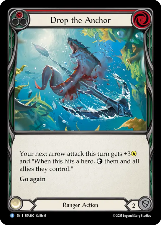 Drop the Anchor — Rainbow Foil
